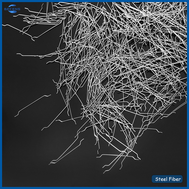 Wholesale Concrete Reinforcement Materials Loose Hooked End Steel Fiber for Industrial Floors