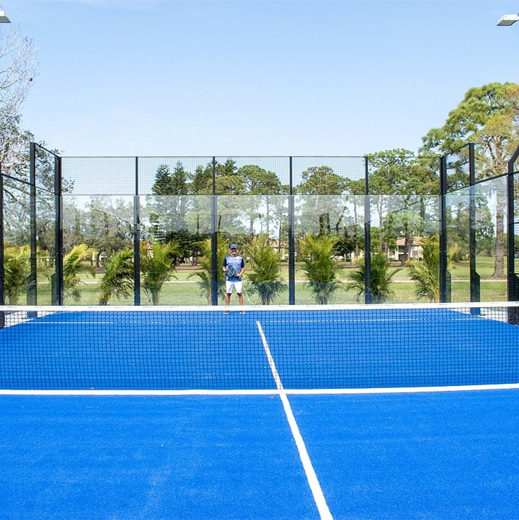 Professional Padel Field Cage Tennis Pitch Futsal Court Stadium Construction High Quality Tennis Court Equipment