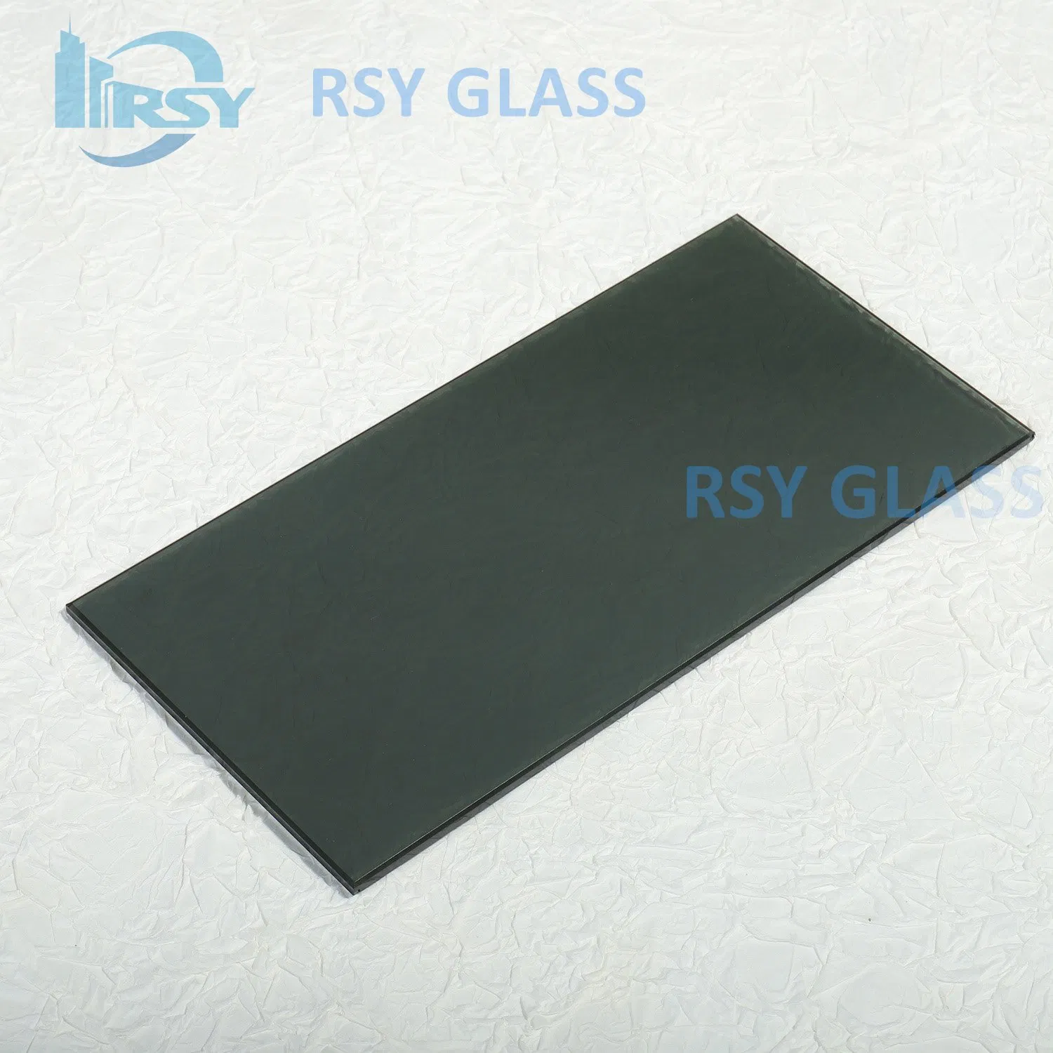 Tinted Silver Coated Reflective Glass with Black Color