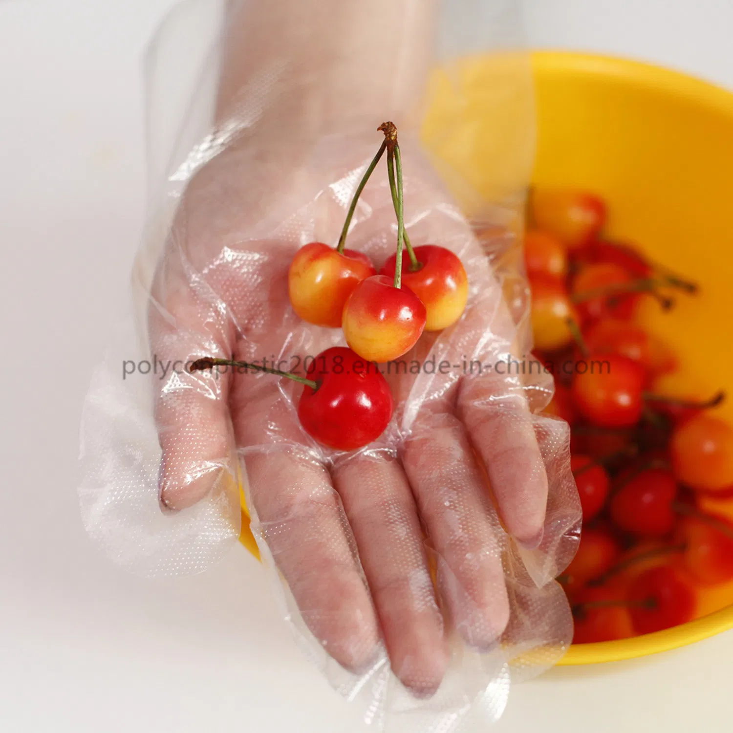 Plastic Clear LDPE Gloves Polythene Disposable Food Dealing Glove with Cheap Price
