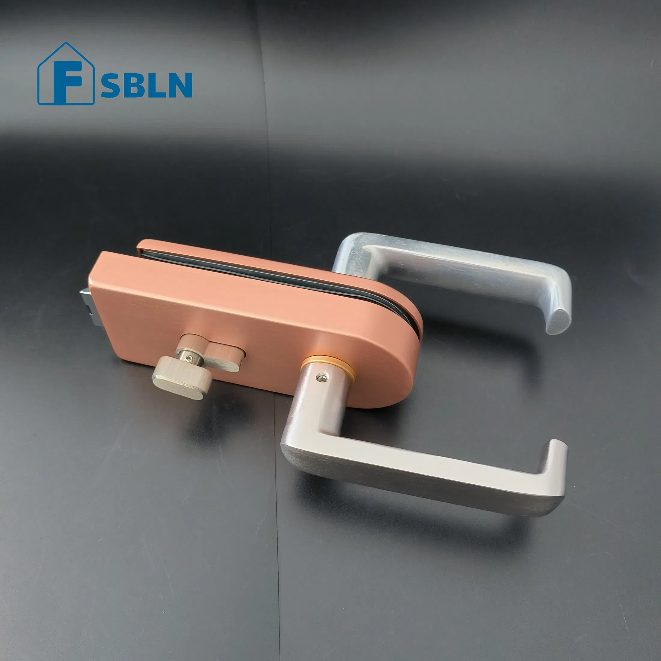 Aluminum Swing Glass Door Lock with Tempered Handle Lock Manufacturing Company Furniture Locks for Doors