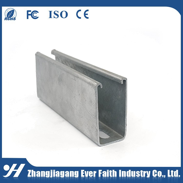 Top Quality Factory Price Galvanized Support Steel C Shape Slotted Strut Channel