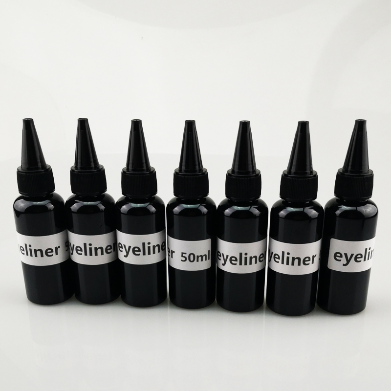 Black Eyeliner Semi Finished Liquid Real Waterproof Non Tinted 50ml