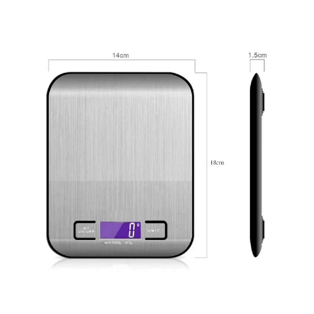 Цифровые кухонные весы из нержавеющей стали WBB18116