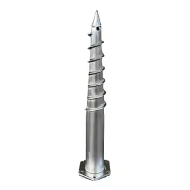 Винтовая свая для наземного крепления солнечных панелей