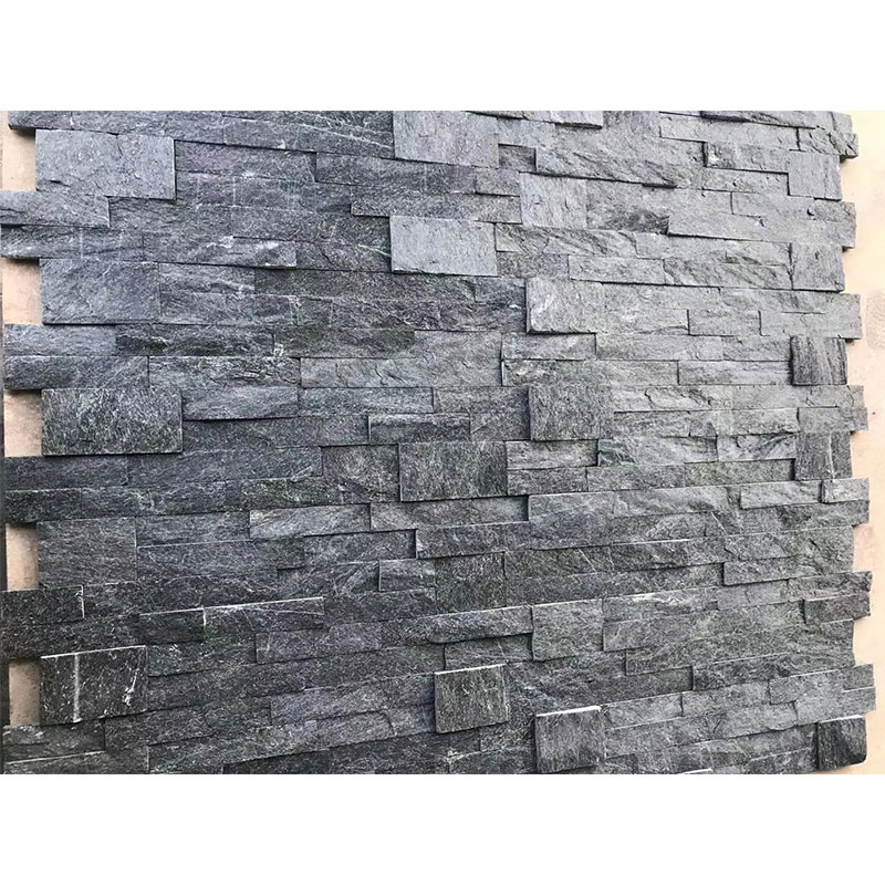 Natural Black Slate Wall Cladding Stone Veneer Decorative Culture Stone for Sale