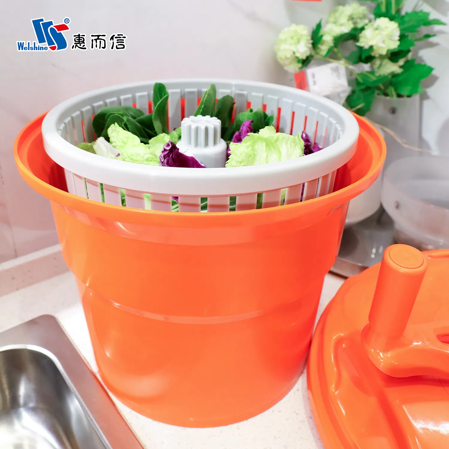 10L/20L Restaurant Salad Dryer Tool Comercial Vegetable Dryer Salad Spinner