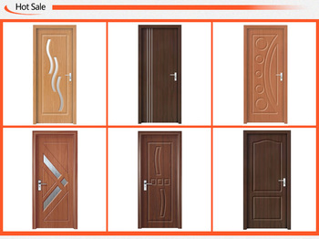 China Wholesale Veneer PVC Toilet Glass Door (SC-P192)