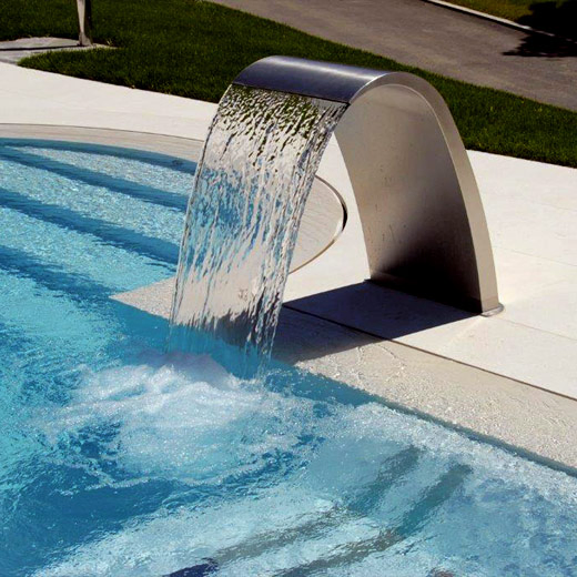 Outdoor Pool SPA Massage Equipment Stainless Steel Water Fountain