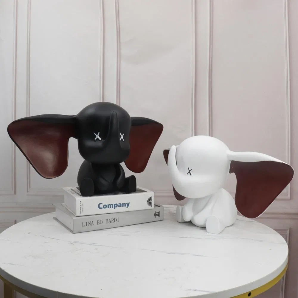 Modern Animal Statues Nordic Small Flying Elephant Decoration Sculptures Decor Ci22080