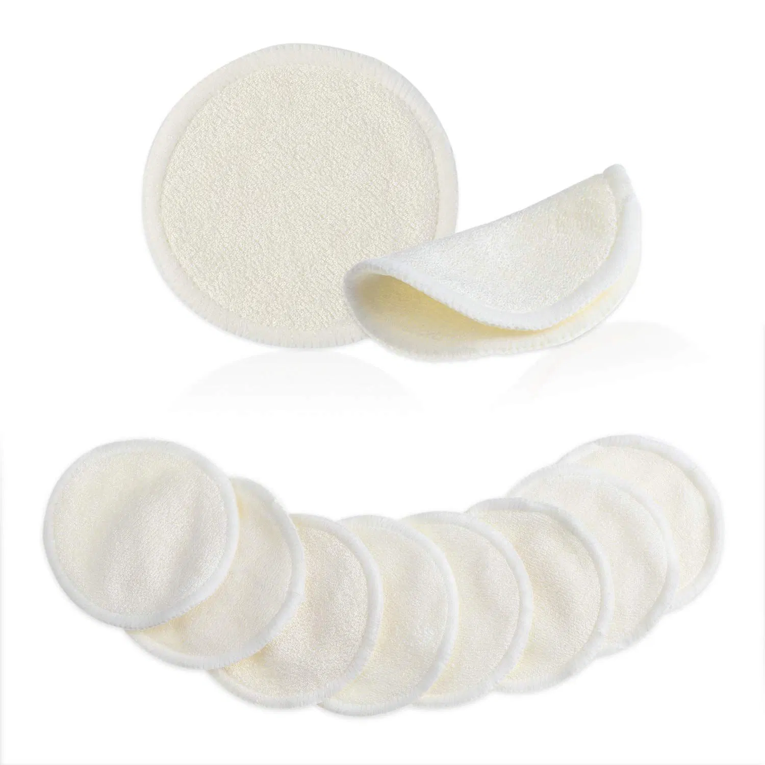 Reusable Make up Remover Pads Bamboo Washable Cosmetic Pads