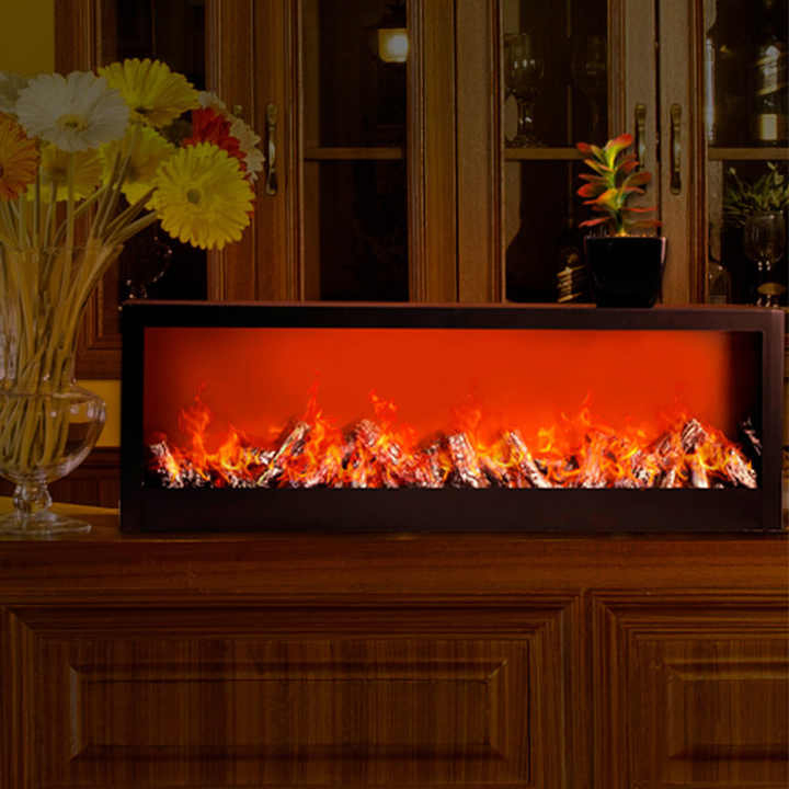 New Fashion Decor Wall Mounted Home Appliance 3 Sided Electric Fireplace