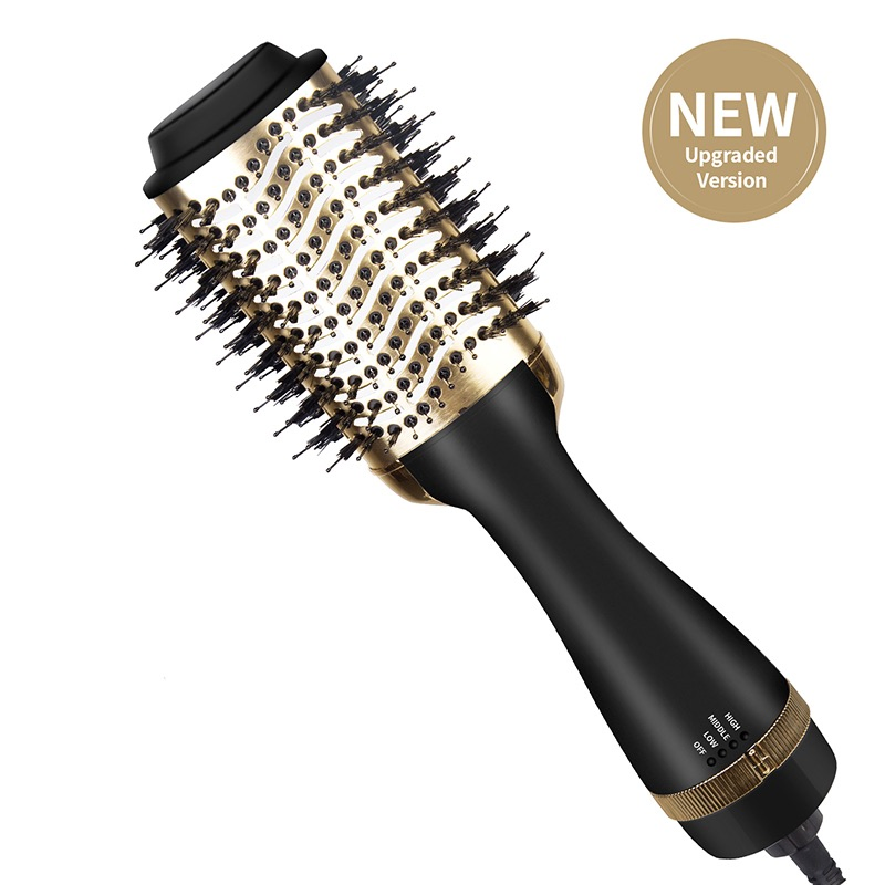 Hot Brush 24K Gold One-Step Hair Dryer and Volumizer Curler Comb