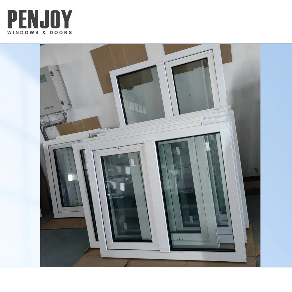 Factory UPVC Casement Window Janelas PVC Insulated Windows