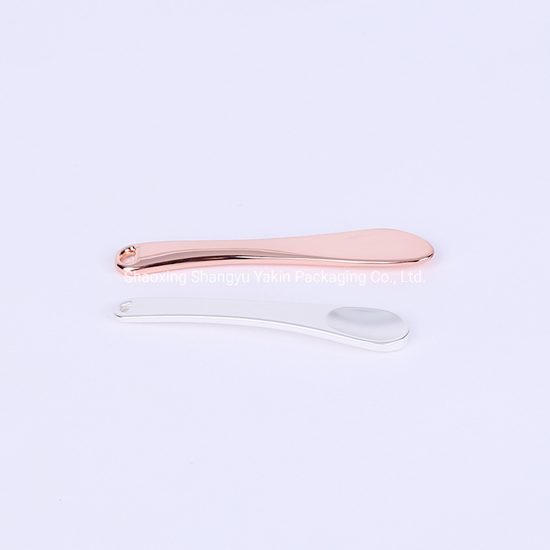 Luxury Metal Cosmetic Cream Spoon with Engrave Logo Customized Color