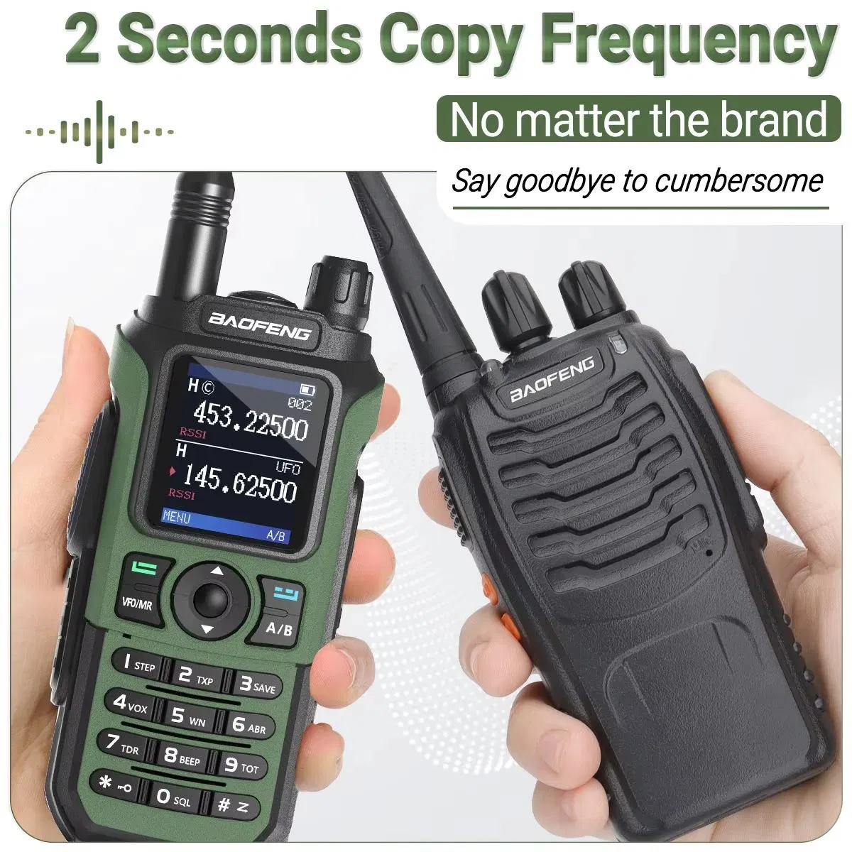 Рация Baofeng UV-21 PRO V2, двухдиапазонная
