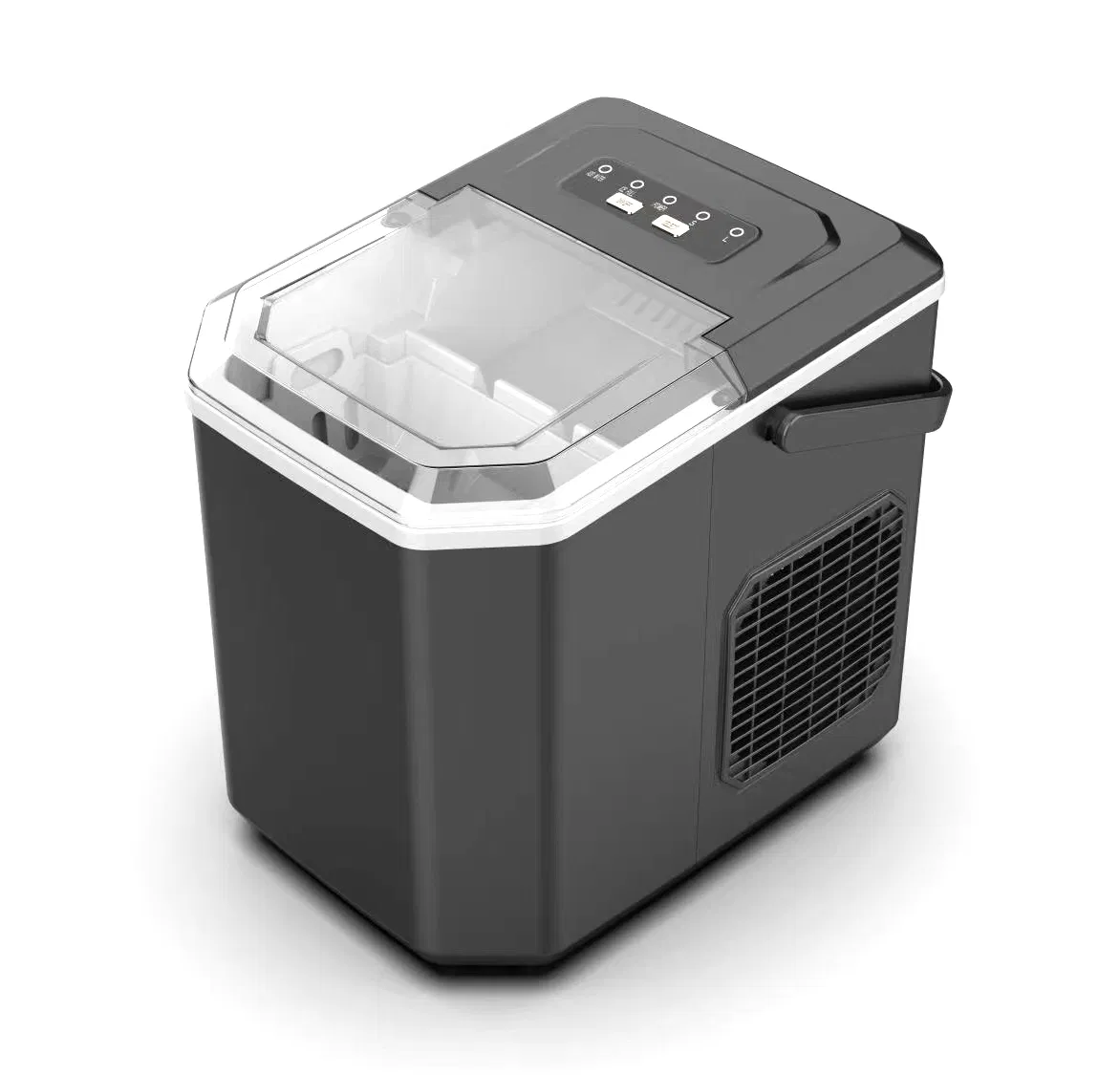 Portable LED Auto Ice Maker Machine with Bullet Ice Cubes (IM-12G)