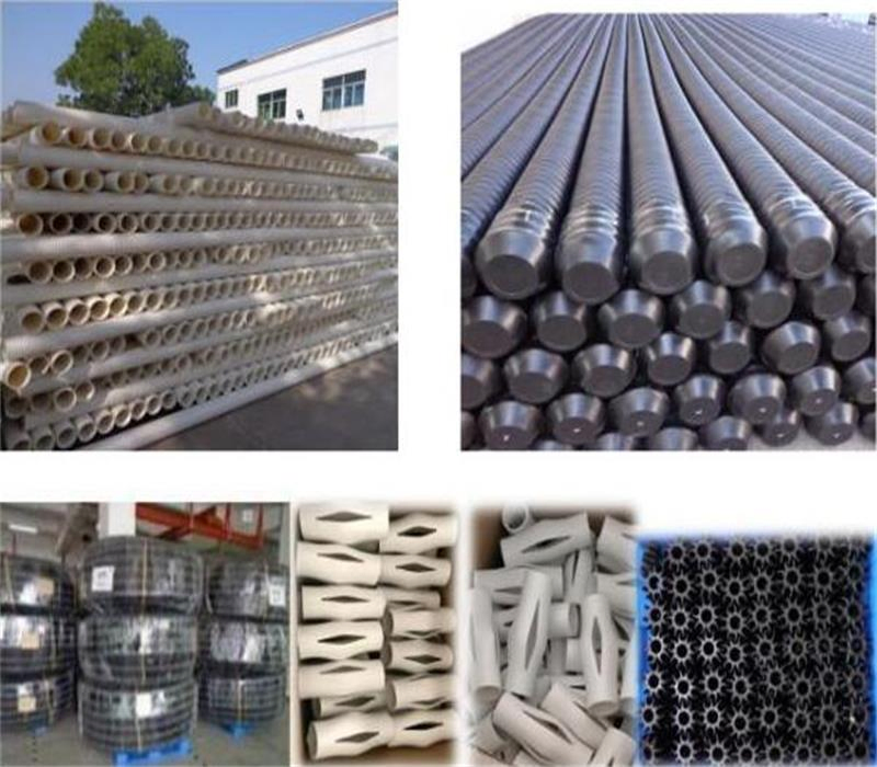Plastic Centralizer with High Resilience Suitable for Threaded Steel Bar