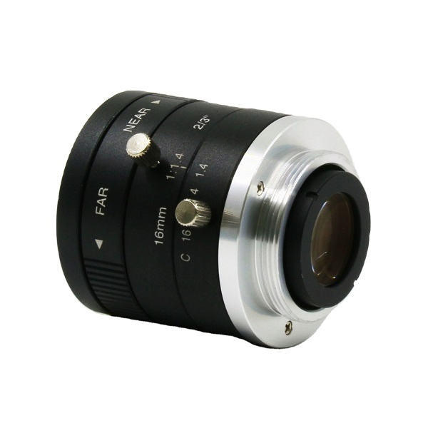 2/3" 3MP 16mm F1.4 C-Mount Industrial Camera Machine Vision Lens