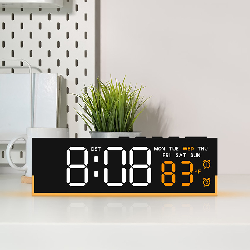 Multi-Functional LED Alarm Clock with Ambient Night Light