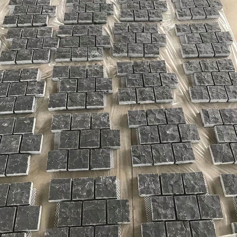 Natural Paving/Cobble/Pebble Blue Stone Black/Dark Grey Basalt Tiles Price