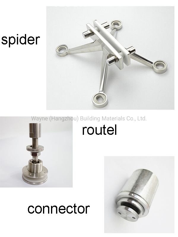 Glass Curtain Wall Hardware with High Quality and Best Price Stainless Steel Spider with Four Arms K-Type Spider for 200mm/210mm/220mm/250mm