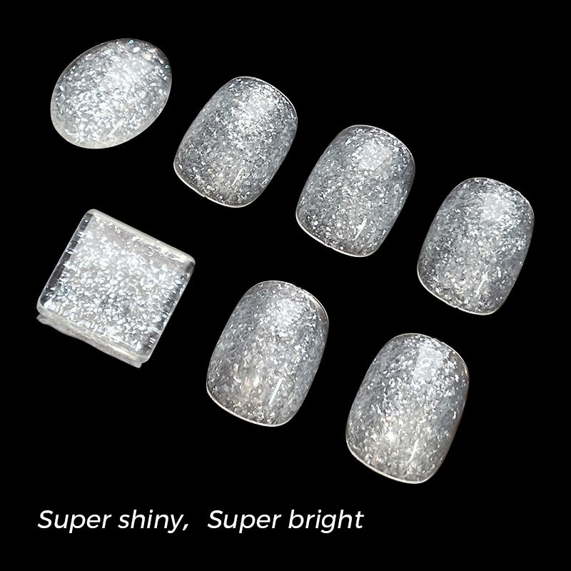 New Winter Snowflaked Lce Snow Fine Flash Versatile UV Gel Nail Polish