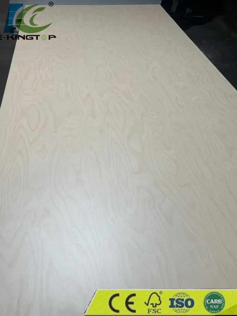 Natural White Birch Veneer/Birch Wood Veneer Thickness 0.3-0.55mm C/D/E Grade for Plywood Production with FSC