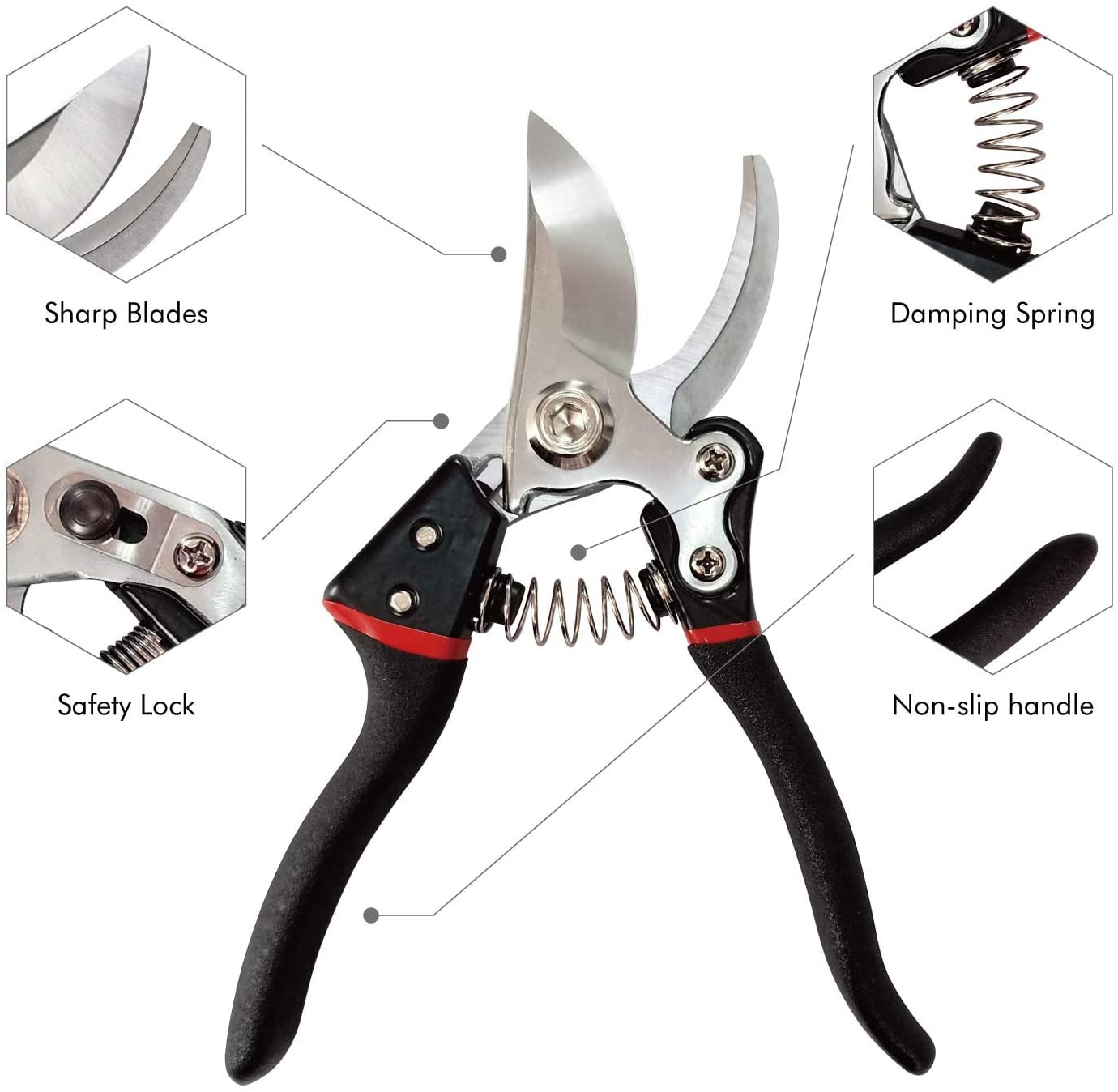 Секатор садовый мини SK5 для обрезки и бонсай