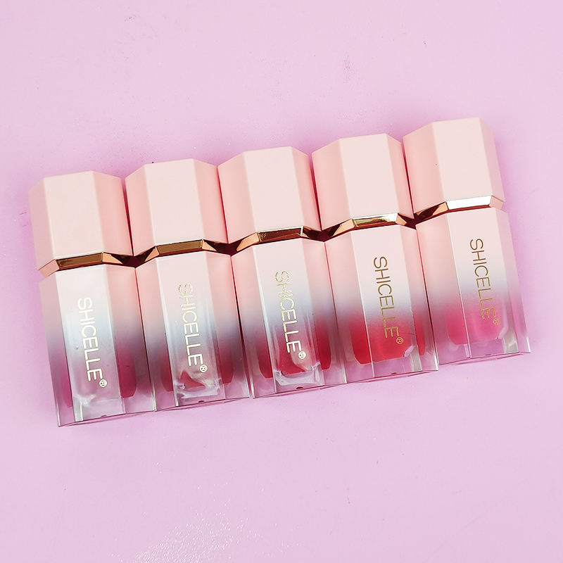 Shicelle Wholesale Private Label OEM Vegan Cruelty Free Liquid Velvet Blusher Stamp Hot Selling Cheek 5 Colors Liquid Blush