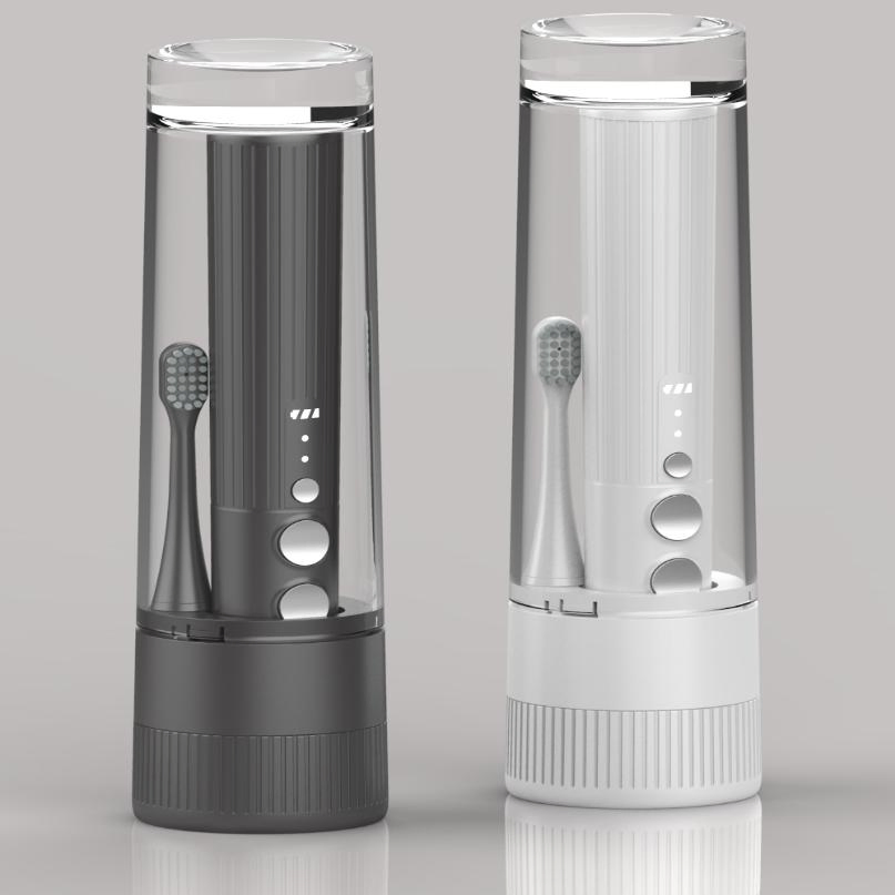 Jssan 3 in 1 Teeth Whitening Kit Dental Oral Irrigator Teeth Cleaner Ultrasonic Electric Toothbrush Water Flosser for Home Travel