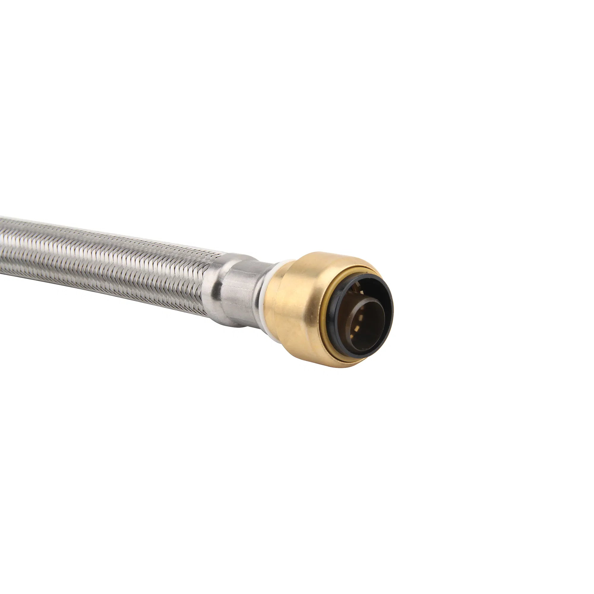 3/4'' Push-Fit X 3/4'' Fip Braided Stainless Steel Repair Hose