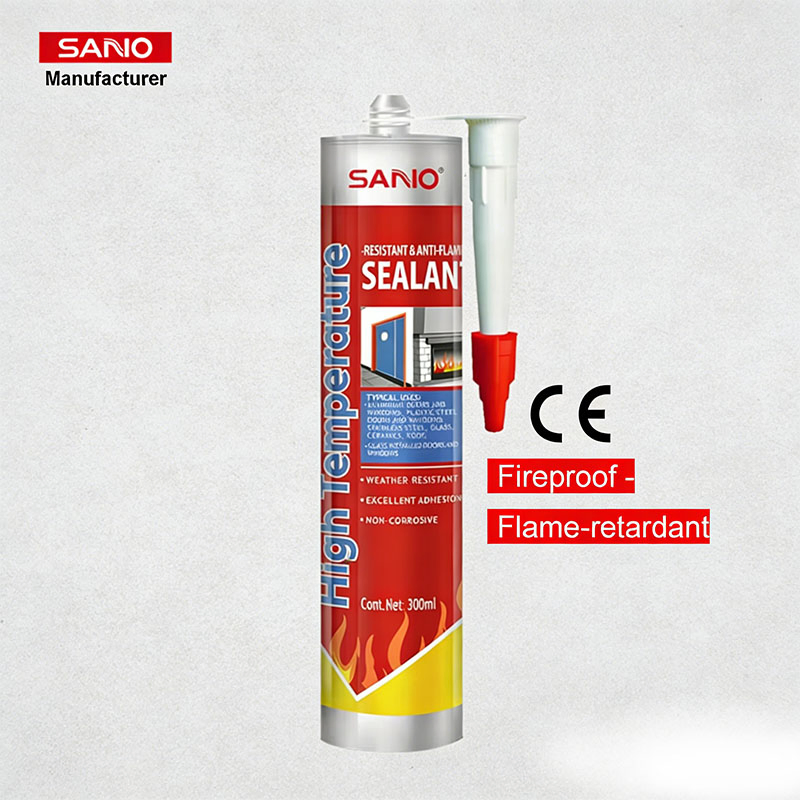 Sanvo High-Temperature Fireproof Silicon Sealants 350+ Heat Resistant Fire Retardant Sealant
