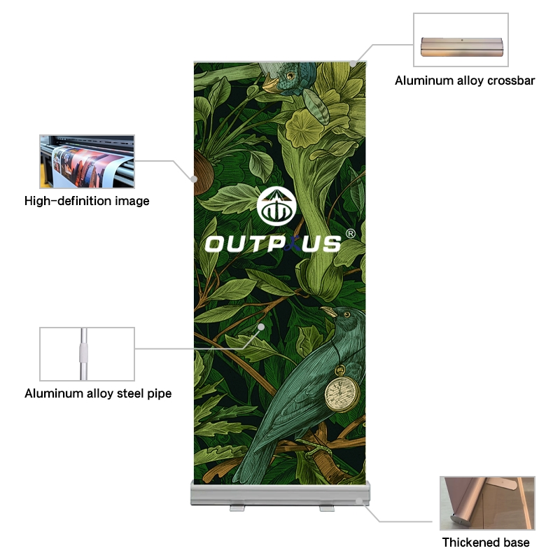 Custom Backdrop Roller up Banner Retractable Banner Aluminum Roll up Banner