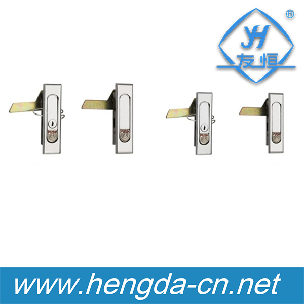 Yh9588 Cam Locking Push Bottom Industrial Cabinet Plane Locks