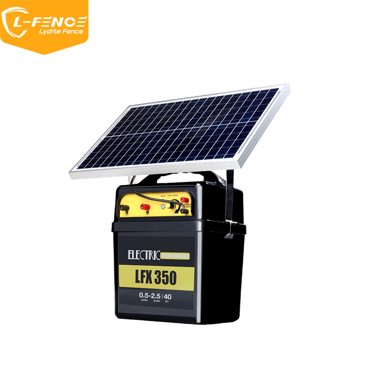 Lfx350 0.5j Electric Fence Energizer with Solar Panel