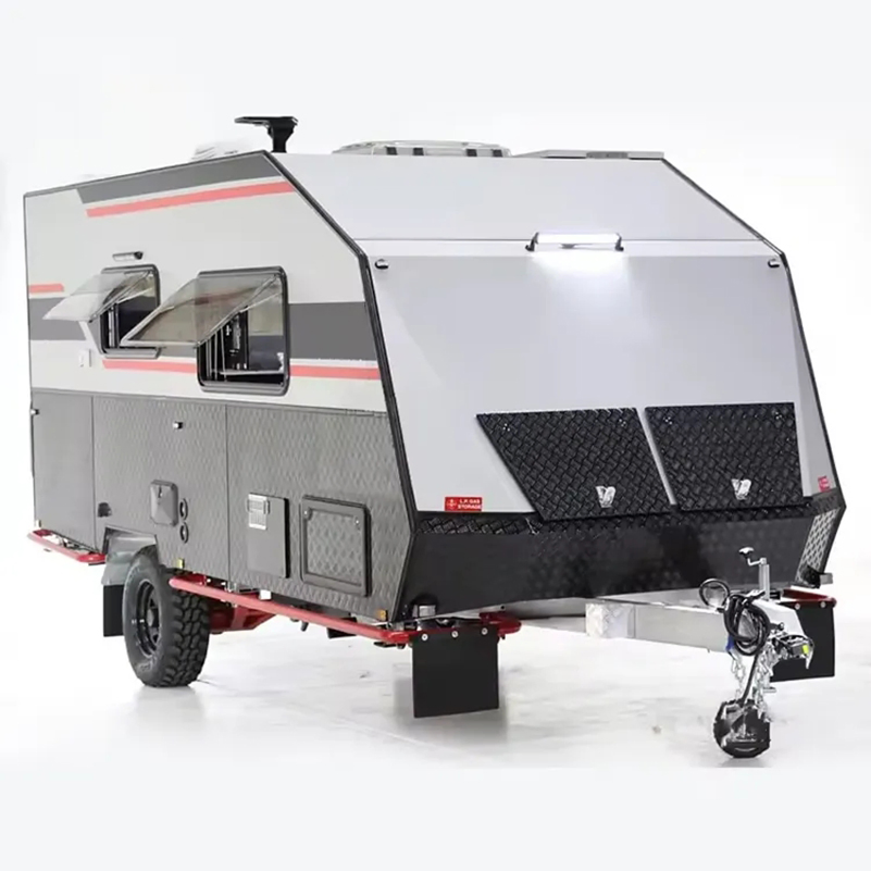 Hot Sale off-Road Hybrid Camper Caravan/Motorhome Complete Furniture Independent Suspension