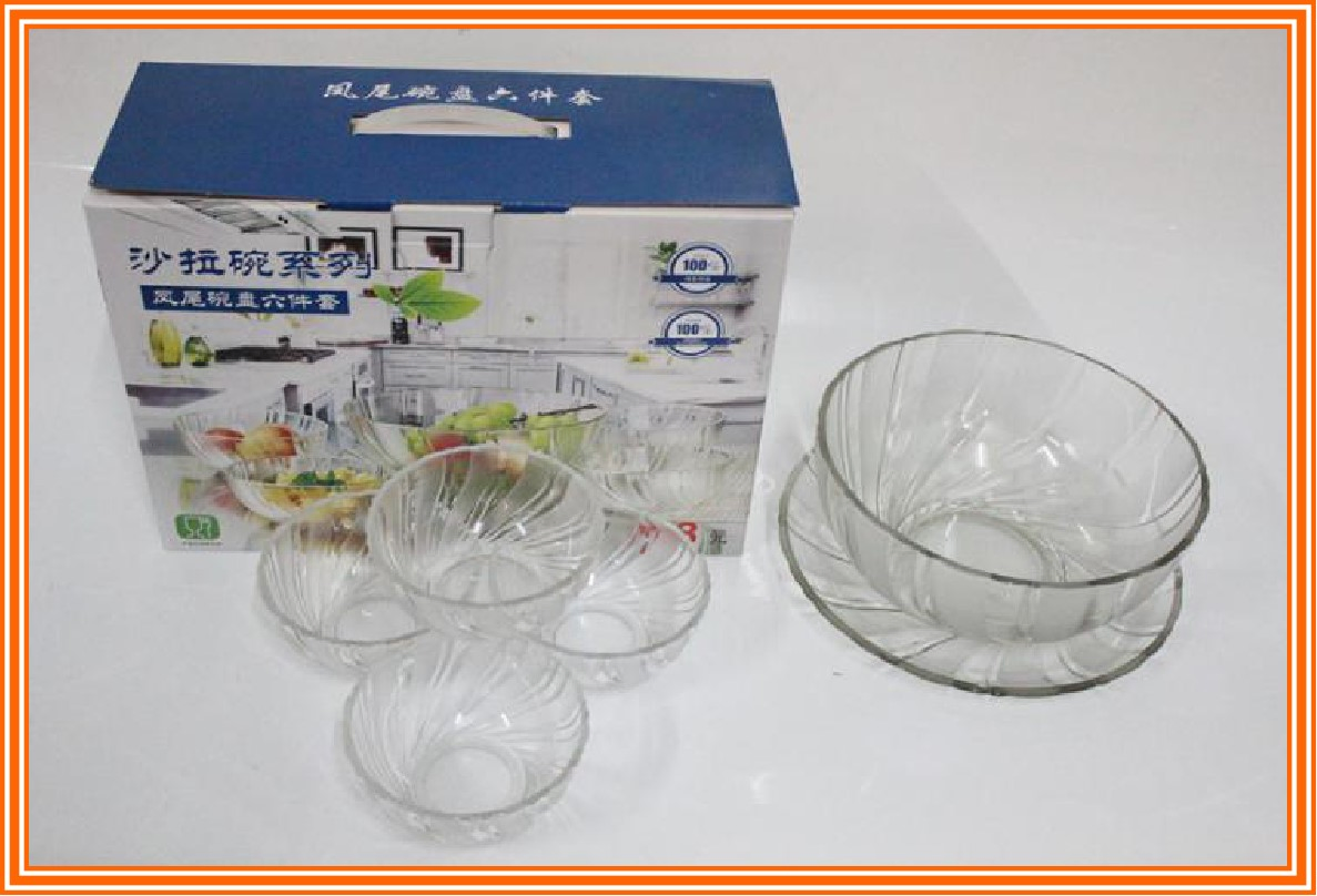 Glass Preservation Bowls Hollowware Kitchen Container Dish Tableware