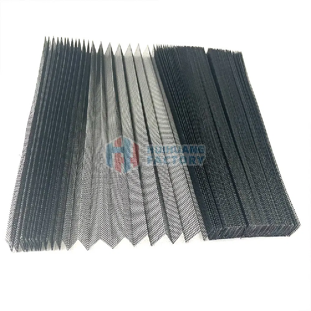 Zigzag Mosquito Screen Net Pleated Window Insect Screen Mesh Polyester Folding Retractable Screen Net