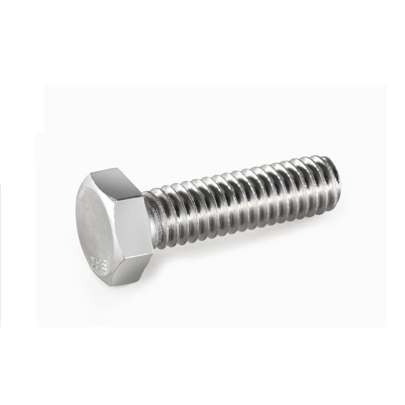 All Size DIN933 Stainless Steel 304 Hexagon Head Bolt