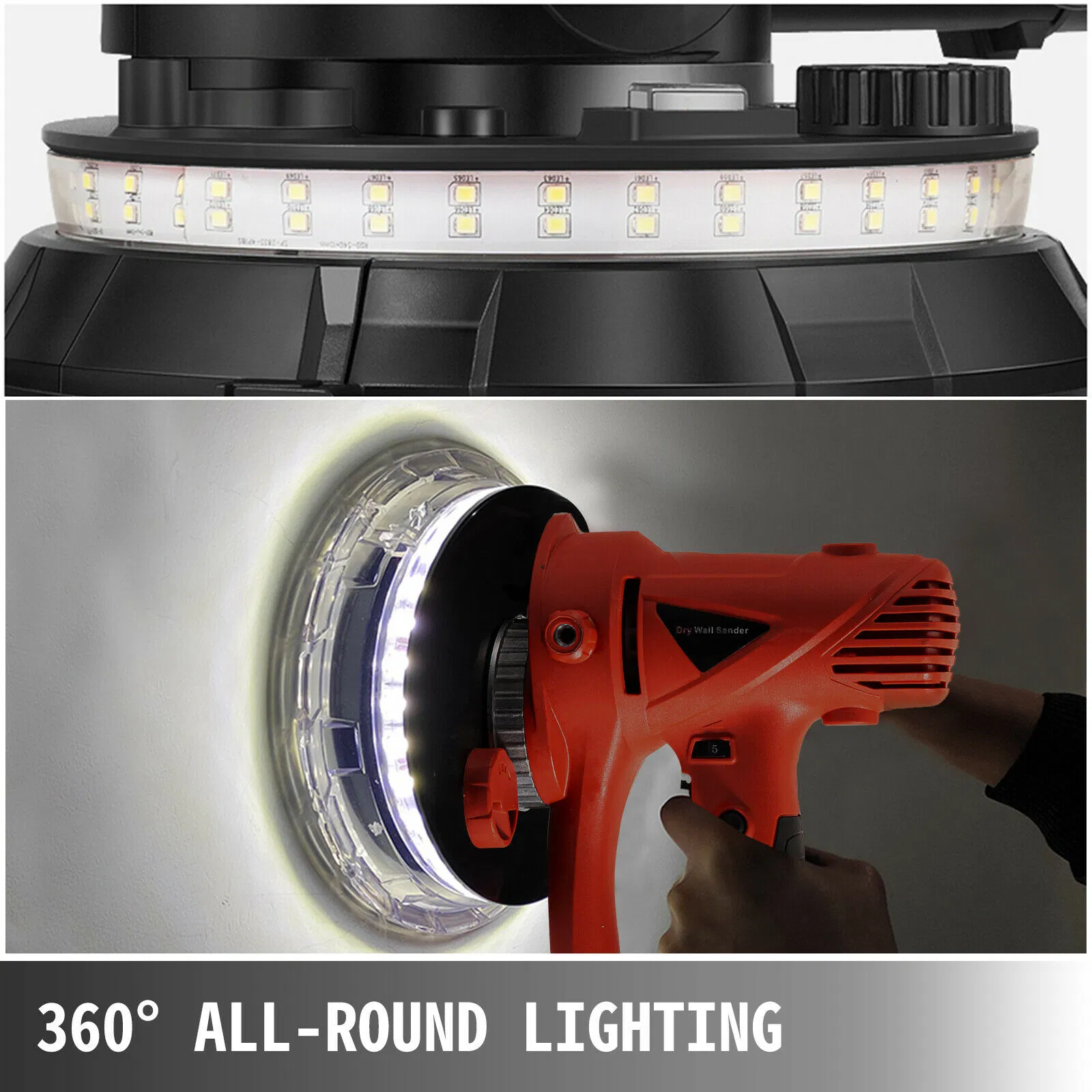 Vacuum Ceiling Corner Variable Speed Sanding Drywall Sander Machine