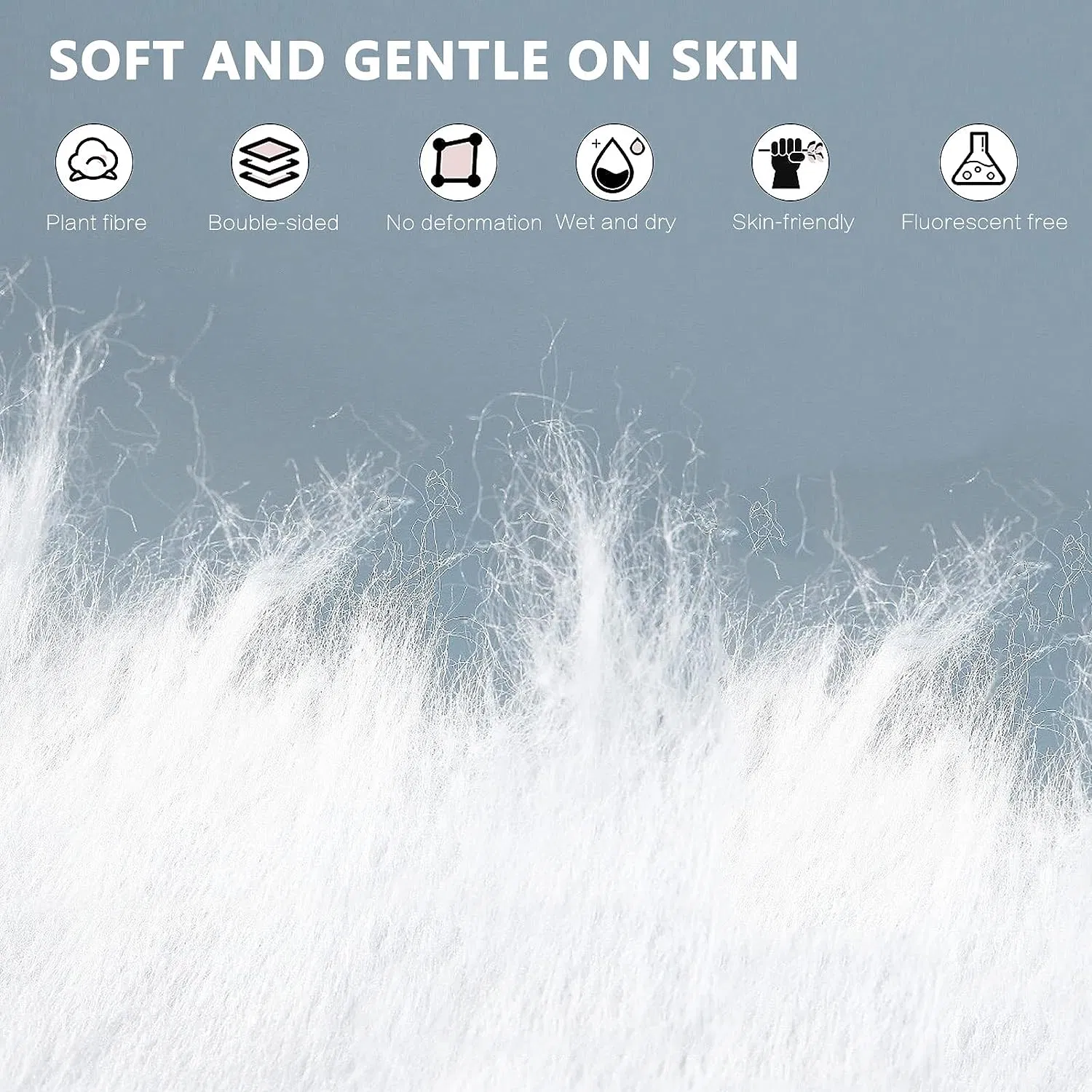 Premium Organic Cotton Makeup Remover Pads for Gentle Cleansing