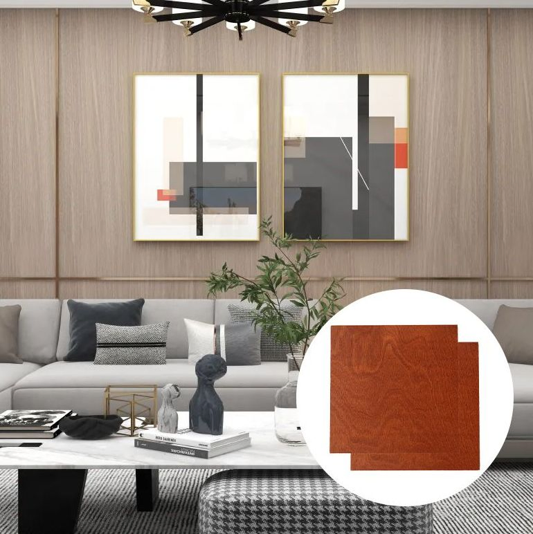 Durable 16mm 18mm High Gloss Melamine Plywood for Cabinetry