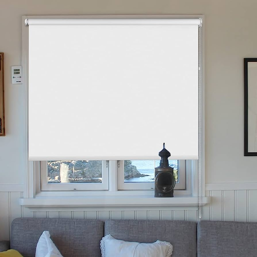 Motorized Polyester Material Curtain Fabric Roller Blind Windproof Blinds Outdoor