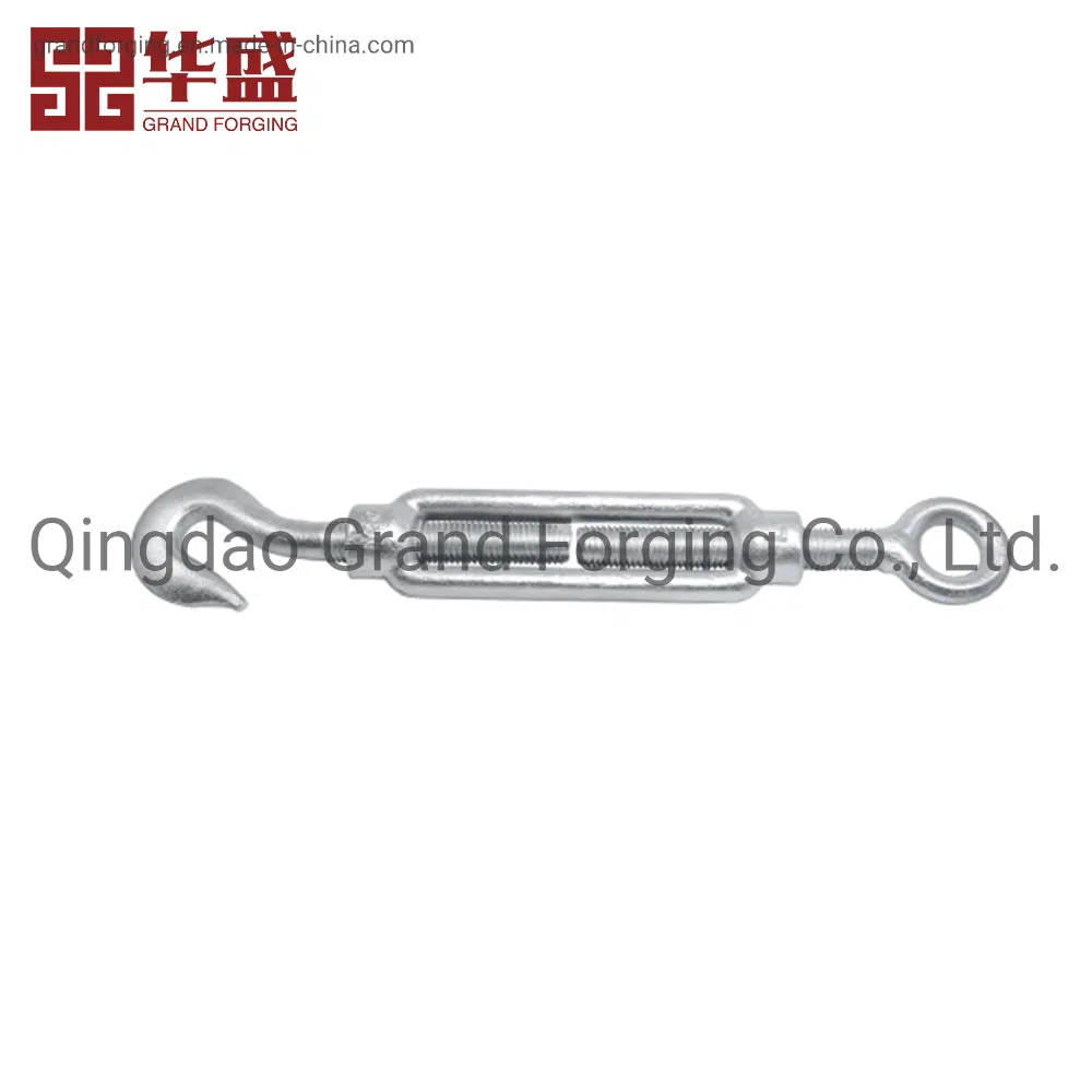 Factory DIN1480 Drop Forged Galvanized Turnbuckle Eye&Hook