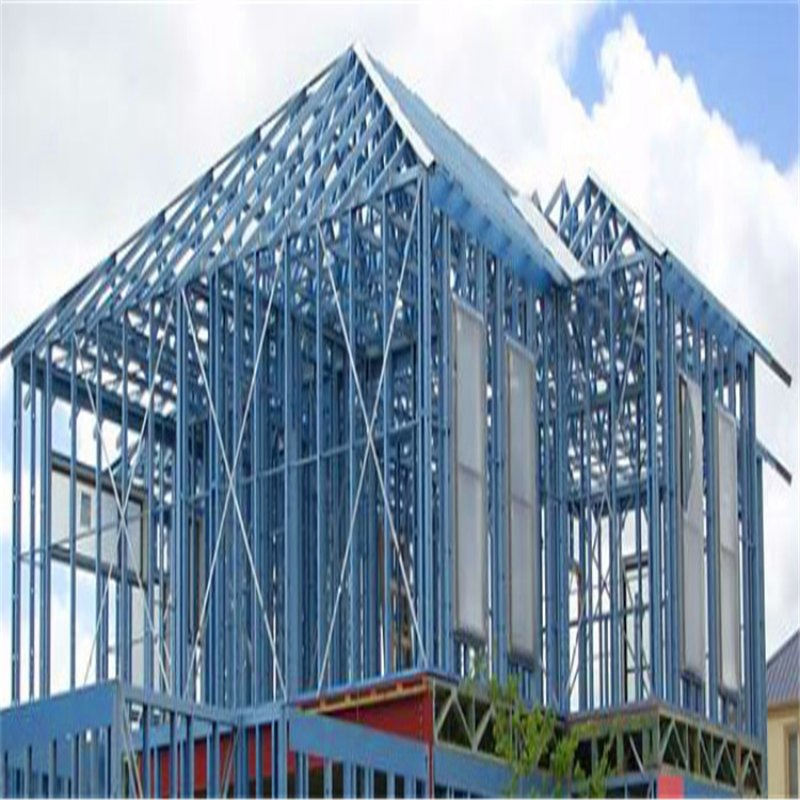 Metal Frame Structure Prefabricated Steel Apartment Permanent Building