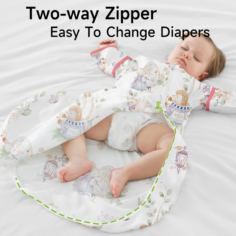 Custom Baby Sleeping Bag Wearable Newborn Blanket Kids Spring Autumn Sleep Sack