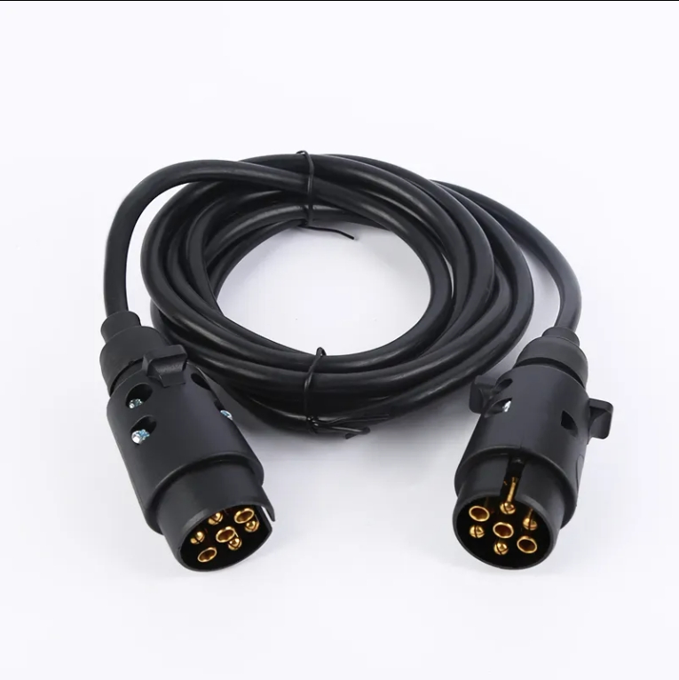 7-Pin Trailer Plug with Straight Cable