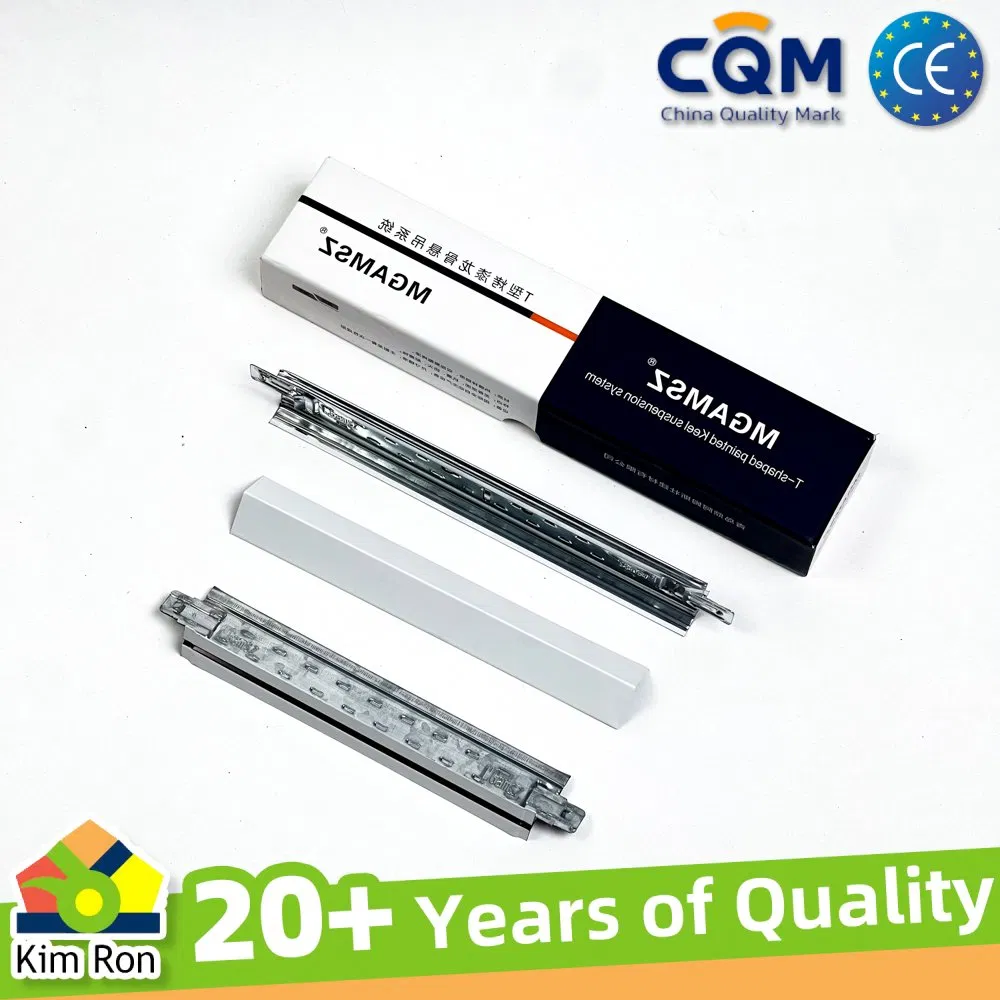 Chinese High Quality Custom Galvanized Steel T Bar Suspended Aluminum Ceiling Tee Grid Ceiling Grid Components Keel Suspended Ceiling T Grid Supplier