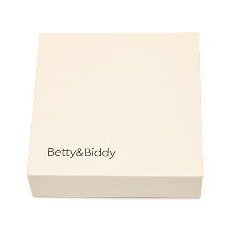 White Foldable Magnetic Closure Rigid Cardboard Boxes Jewelry Storage Box